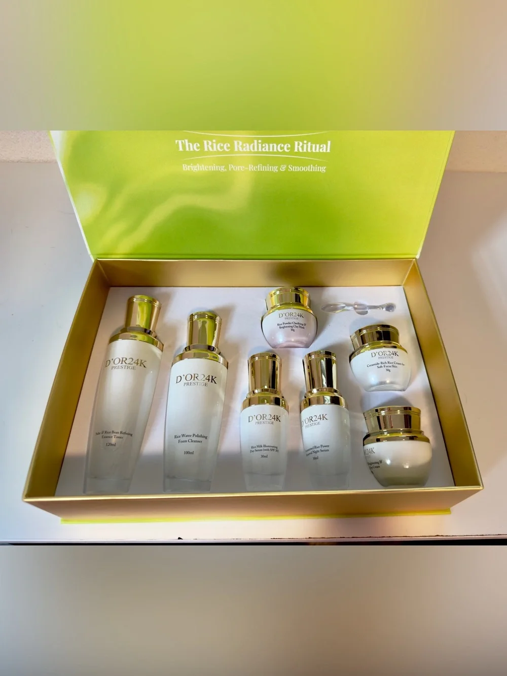 DOR 24K Rice Radiance Skin Care Ritual Collection